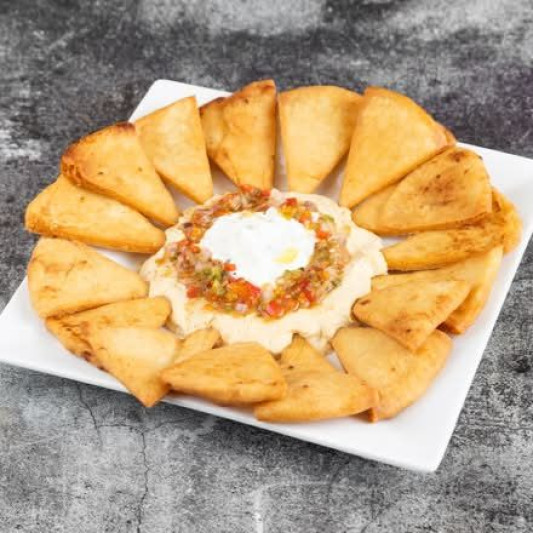 Fried Pita & House Hummus