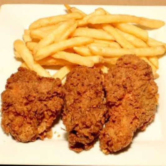Fried Chicken and Fries
