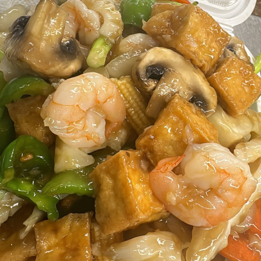 27. Seafood Tofu Hot Pot