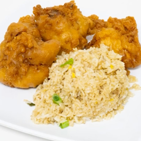 2. Frittered Garlic Chicken