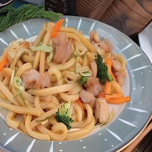 Japanese Fried Noodles (Udon)