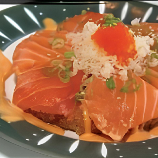 Salmon Sushi Pizza