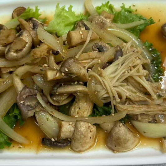 23. Pan-Fried Mixed Mushrooms
