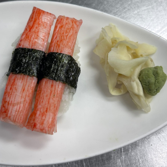 Crab Meat Sushi (2 pcs)