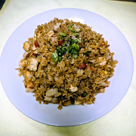 1. White Meat Chicken Japanese Fried Rice