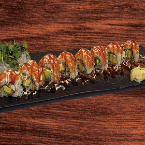 R5. Crazy Salmon Roll (8 pcs)