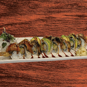R16. Dragon Roll (8 pcs)