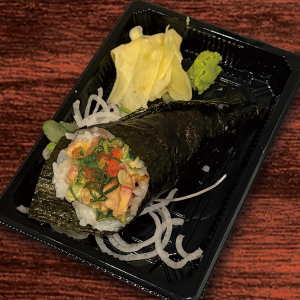 H7. Spicy Yellowtail with Masago Scallion Hand Roll