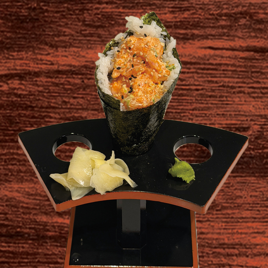 H1. Spicy Salmon Hand Roll