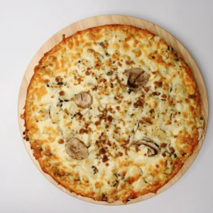 Hot Sausage, Mushrooms & Pineapple Pizza