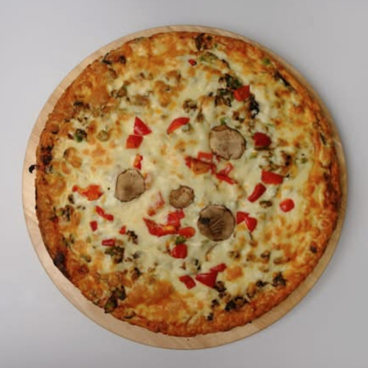 Chicken, Mushrooms & Green Pepper Pizza