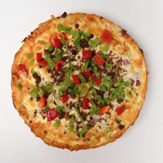 Beef & Green Pepper Pizza