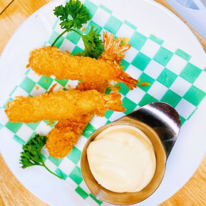 Crevettes tempura (3 mcx) / Shrimp Tempura (3 pcs)