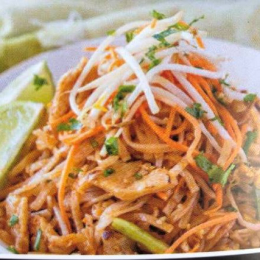 (A) Pad thai aux crevettes / Shrimp Pad Thai