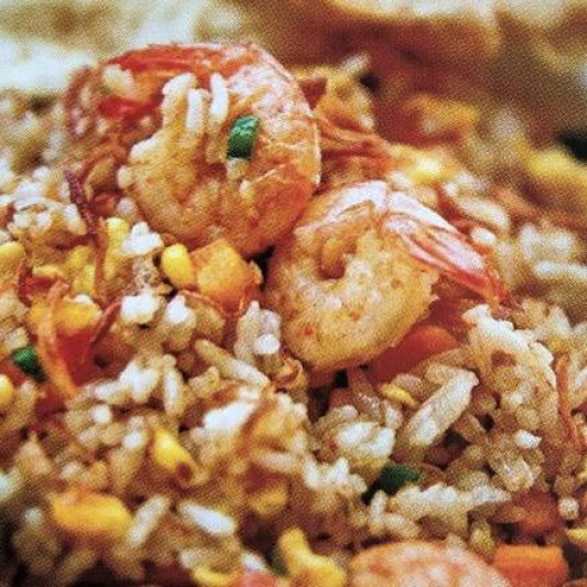 (A) Riz frit aux crevettes / Shrimp Fried Rice