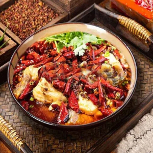 Thai Spicy Fish with Rice
