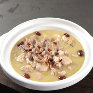 Peppered Pork Tripe and Chicken Soup with Rice