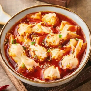 Wonton with Spicy Sauce
