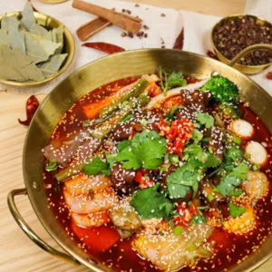 Spicy Braised Pig's Trotters with Rice