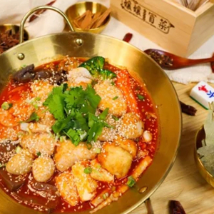 Mala Tomato Fish Fillets with Rice