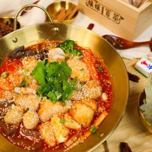 Mala Tomato Fish Fillets with Rice