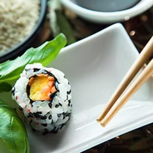 Yam Avocado Rolls (8 pcs)