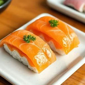 Smoked Salmon Sushi (2 pcs)