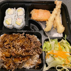 Kiku Bento Box C (Beef Teriyaki)