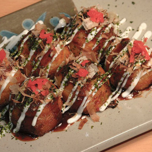 Tako-Yaki (Octopus Balls) (6 pcs)