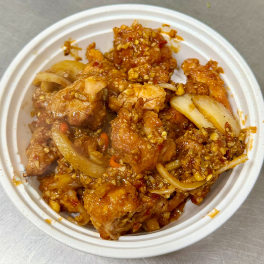 Chilli Garlic Chicken (Dry)