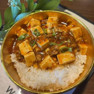 Mapo Tofu Rice Bowl 麻婆豆腐饭
