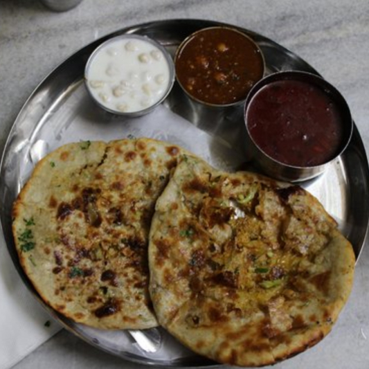 Gobi Prantha Thali