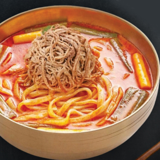 23. Spicy Beef Soup with Fresh Noodles (Yuk Kal Myun)