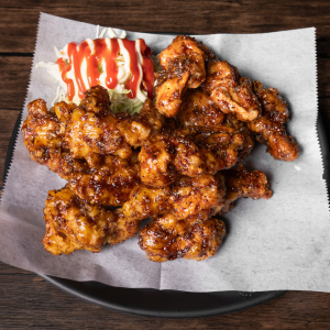 Korean Soy Garlic Chicken Wings 마늘 간장 치킨윙