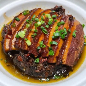 Steamed Minced Pork Meat with Preserved Vegetables