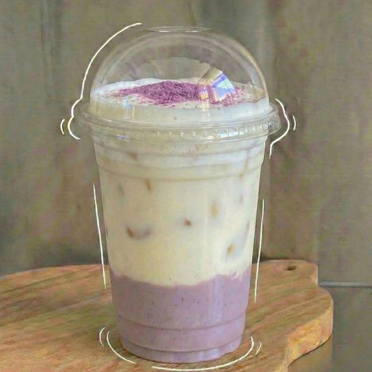 Taro Milk Foam Latte