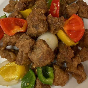 76. Dry Garlic Spareribs