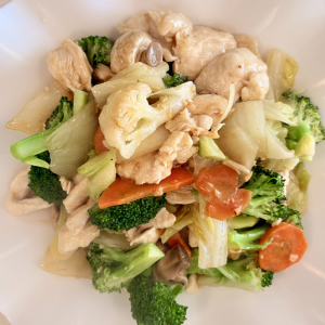 50. Chicken with Mixed Greens