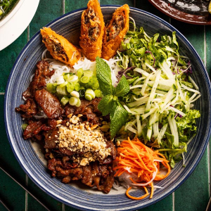Vermicelli Salad Bowl with Spring Roll