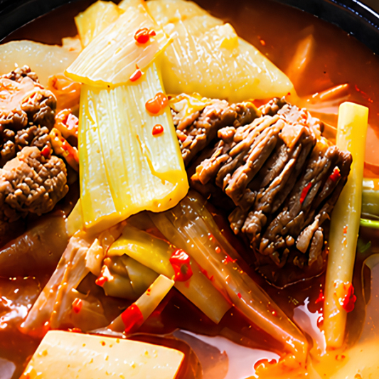 Spicy Beef Market Soup / 국밥 소고기 장터 국밥