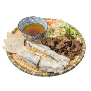 Steamed Rice Roll with Shrimp & Pork / B&aacute;nh Cuốn T&ocirc;m Thịt