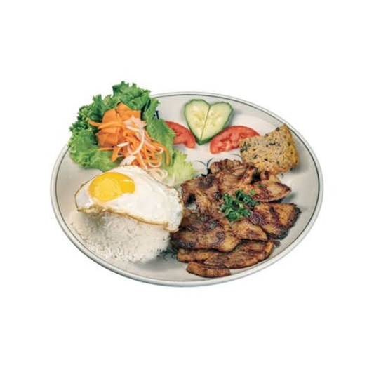 Steamed Rice with Variety Toppings C&aacute;c M&oacute;n Cơm