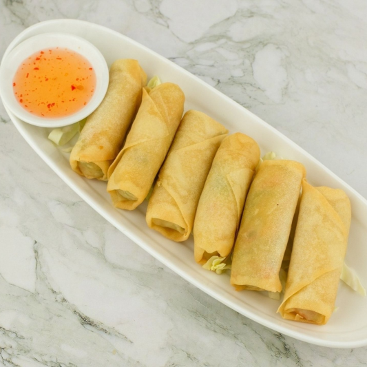 7. Burmese Style Spring Roll (6 pcs)