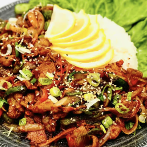 Spicy Stir-Fried Pork Rice Bowl 제육볶음 덮밥