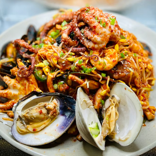 Assorted Spicy Braised Seafood 모둠해물찜 