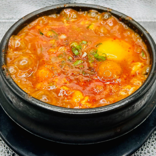 Mixed Soft Tofu Soup 섞어 순두부