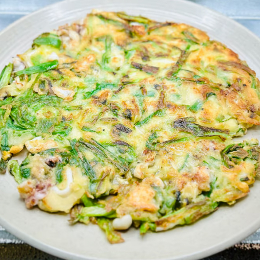 Seafood and Green Onion Pancake 해물파전