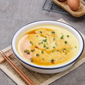 Steamed Egg with Seafood & Dried Scallop 瑶柱海鲜蒸蛋