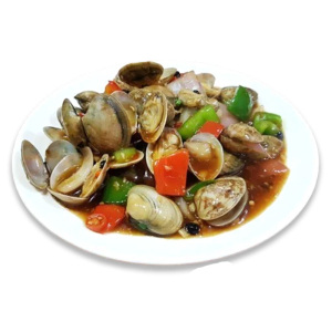 Stir-Fried Clams with Black Bean Sauce 豉椒炒蚬
