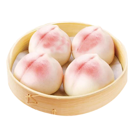 Steamed Custard Bun (3 pcs) 奶黄包（3个）